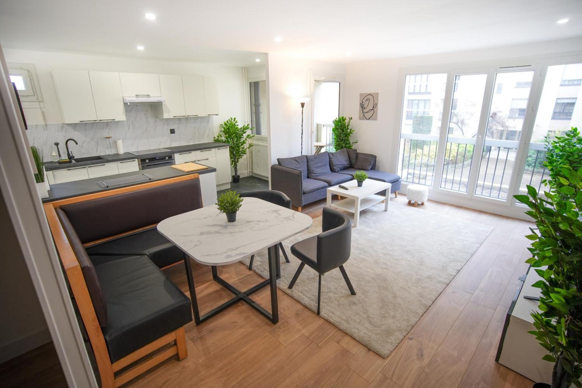Keyless Appartement Moderne Et Spacieux 90 M2 Parking Chevilly-Larue Eksteriør bilde